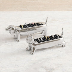 Suport pentru bijuterii, din metal si catifea, Ali Cat Umbra