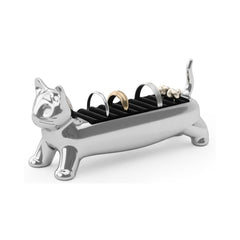 Suport pentru bijuterii, din metal si catifea, Ali Cat Umbra