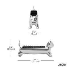 Suport pentru bijuterii, din metal si catifea, Ali Cat Umbra