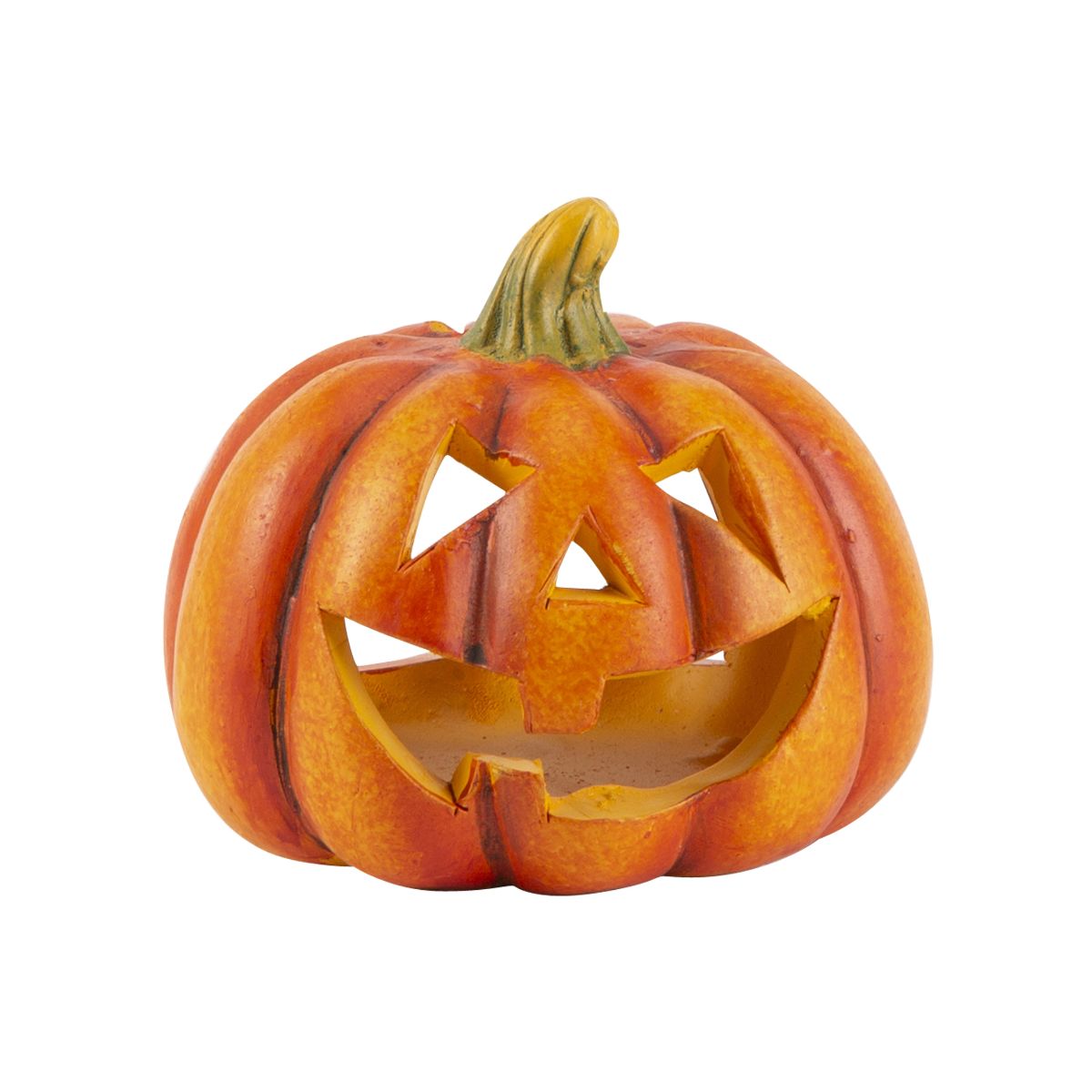 Dovleac ceramic decorativ 10x8x9,5 cm Halloween Cosy&Trendy