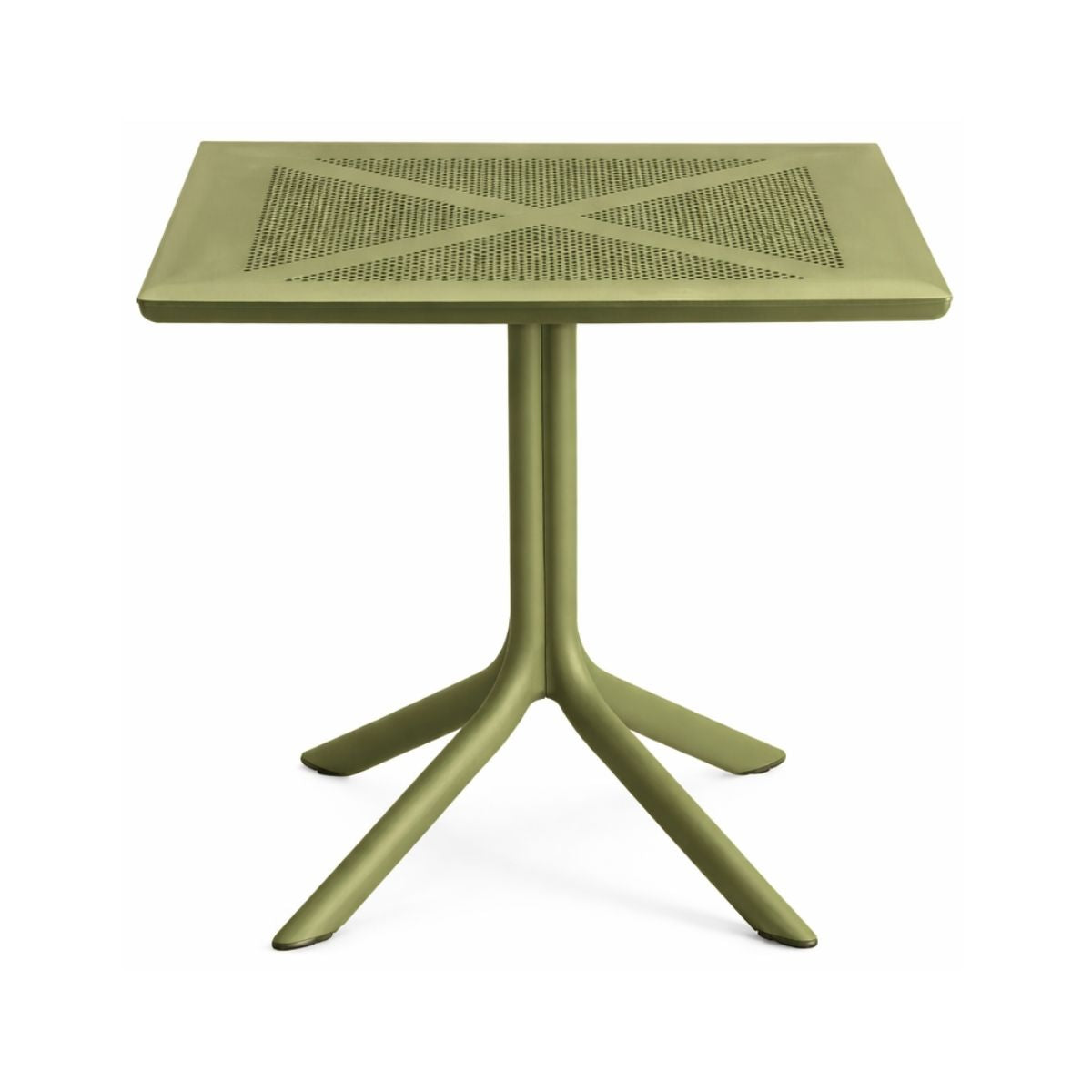 Masa terasa/gradina verde-oliv din polipropilena, 80x80x74 cm, Toledo Bistro