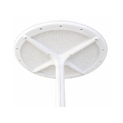 Masa terasa/gradina rotunda alba din polipropilena, Ø80x74 cm, Toledo Bistro