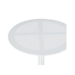 Masa terasa/gradina rotunda alba din polipropilena, Ø80x74 cm, Toledo Bistro