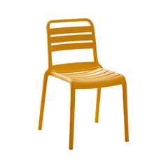 Scaun terasa/gradina galben-mango din polipropilena Valencia Haro