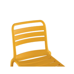 Scaun terasa/gradina galben-mango din polipropilena Valencia Haro