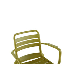 Scaun terasa/gradina verde-oliv din polipropilena Valencia Relax Haro