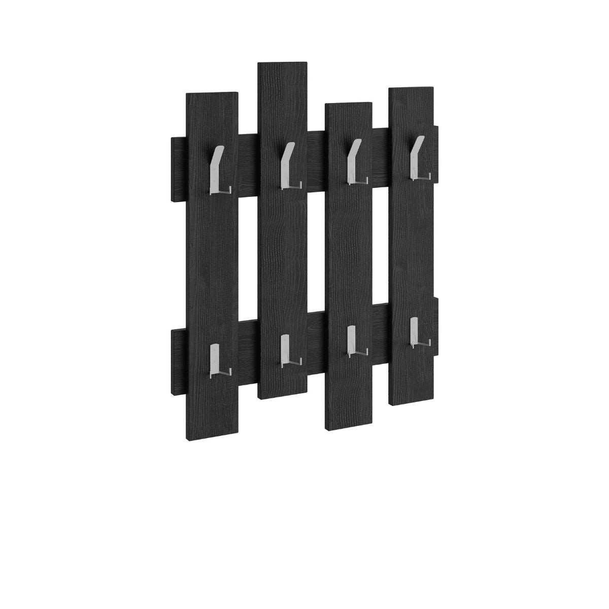 Cuier negru din PAL melaminat 64x81 cm Wave Decortie