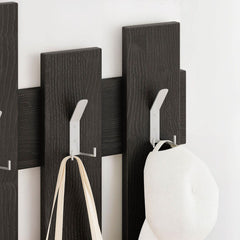 Cuier negru din PAL melaminat 64x81 cm Wave Decortie