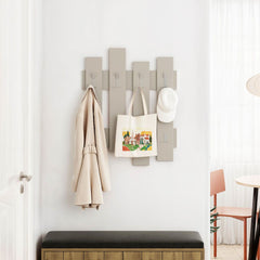 Cuier bej-nisipiu din PAL melaminat 64x81 cm Wave Decortie