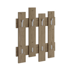 Cuier maro nuc din PAL melaminat 64x81 cm Wave Decortie