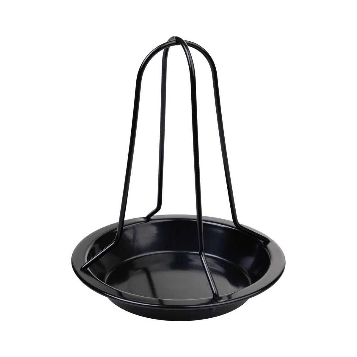 Tava cu suport vertical pentru gatit pui la cuptor Ø17 cm x 20 cm Strend Pro Stand