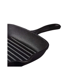 Tigaie-grill patrata 27x27 cm din fonta Black Collection Tramontina