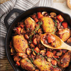 Tigaie-grill rotunda Ø28 cm din fonta Black Collection Tramontina