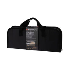 Set ustensile gratar 11 piese Strend Pro Grill, inox si lemn in geanta transport