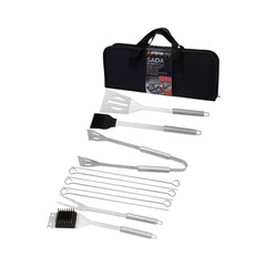 Set ustensile gratar 12 piese Strend Pro Grill inox in geanta transport