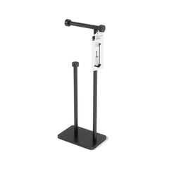 Suport pentru role de hartie, negru, din otel  galvanizat, 20 x 12 x 52 cm, Cappa Umbra