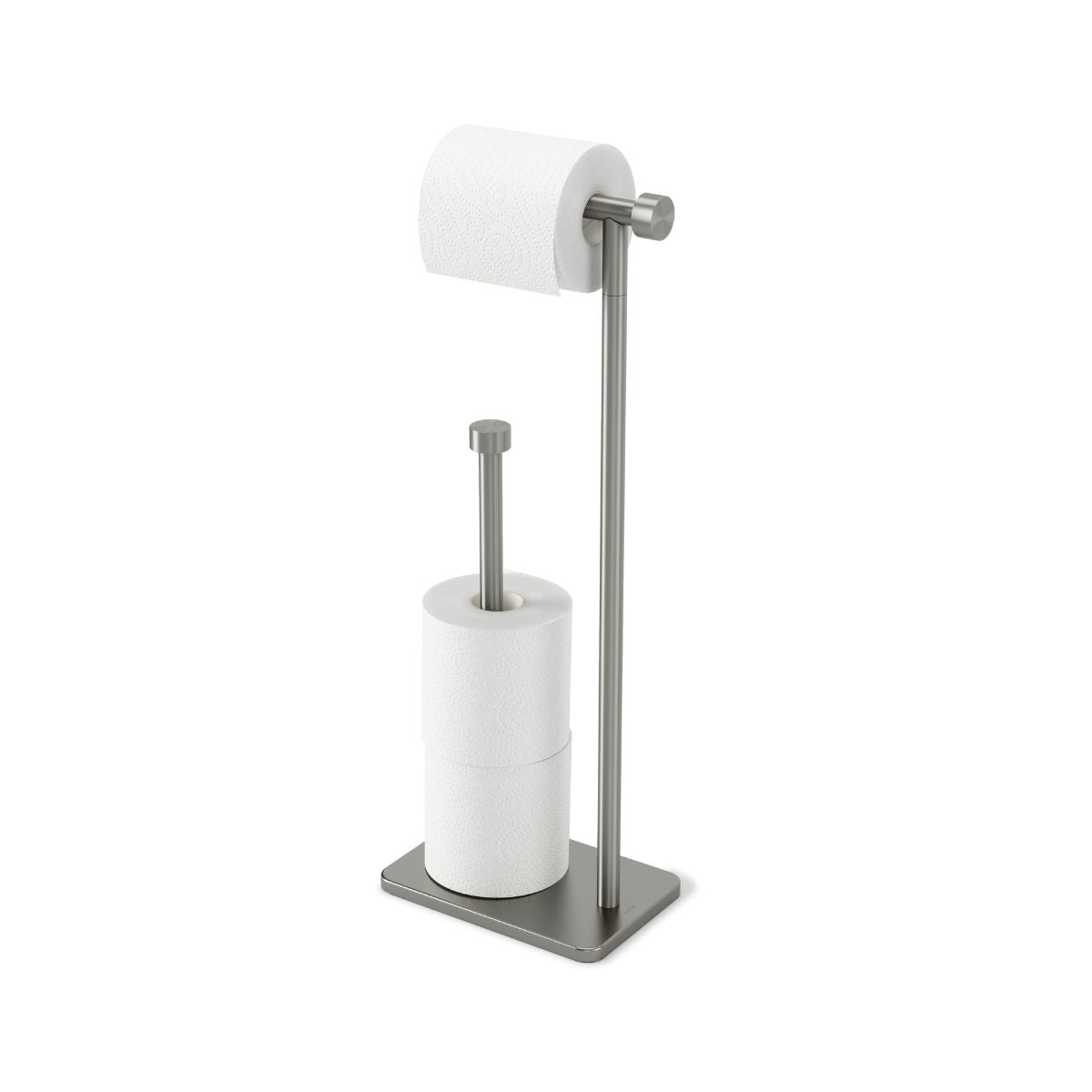 Suport pentru role de hartie, argintiu, din otel  galvanizat, 20 x 12 x 52 cm, Cappa Umbra