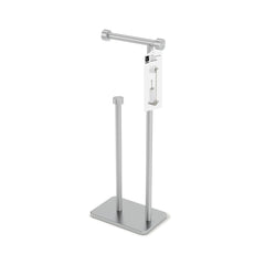 Suport pentru role de hartie, argintiu, din otel  galvanizat, 20 x 12 x 52 cm, Cappa Umbra
