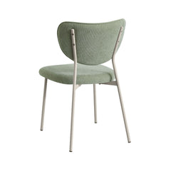 Scaun dining stivuibil Forum, verde, material textil si cadru metalic