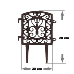Gard decorativ din otel turnat 20x28cm Esschert
