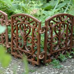 Gard decorativ din otel turnat 20x28cm Esschert
