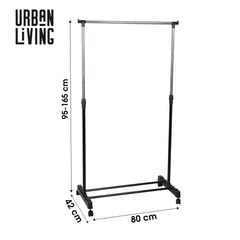 Suport haine simplu mobil 80x42 x 95-165 cm Urban Living