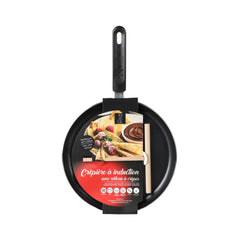 Tigaie pentru clatite Ø26 cm, antiaderenta, Chef Traiteur – include spatulă de întins aluatul