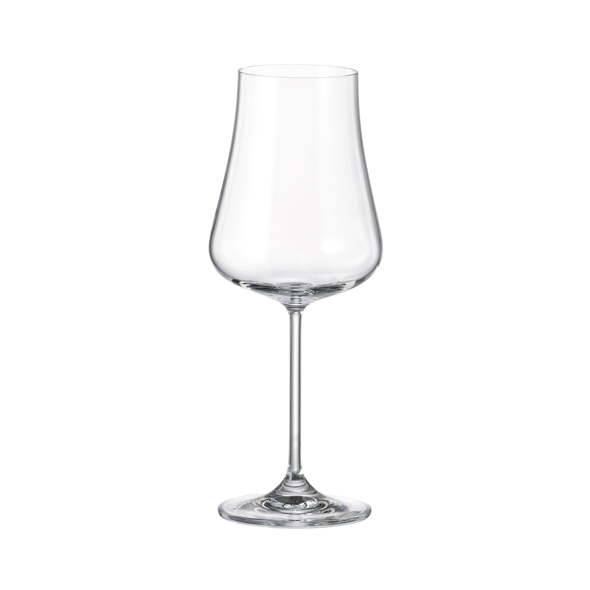 Set de 6 pahare pentru vin alb, din cristal de Bohemia, 380 ml, Aira White Wine