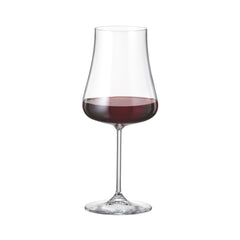Set de 6 pahare pentru vin rosu, din cristal de Bohemia, 510 ml, Aira Red Wine