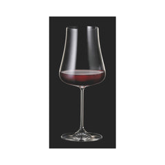 Set de 6 pahare pentru vin rosu, din cristal de Bohemia, 510 ml, Aira Red Wine