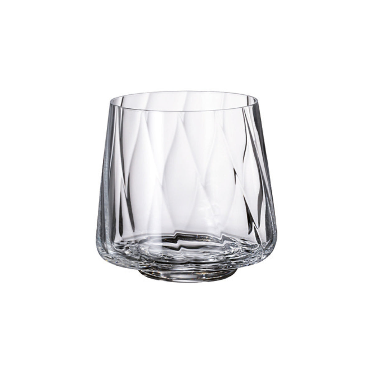 Set 6 pahare whisky 350 ml din sticla-cristal Winestar Spirale