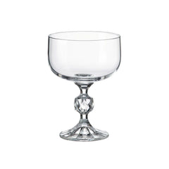 Set 6 cupe sampanie din cristal de Bohemia, 200 ml, Sterna