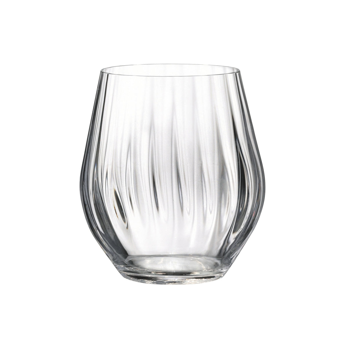 Set de 6 pahare pentru coniac, transparent, din cristal de Bohemia, 500 ml, Tori Waterfall