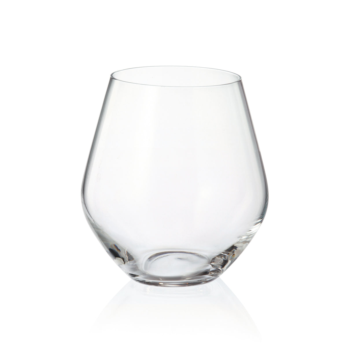 Set de 6 pahare pentru coniac, transparent, din cristal de Bohemia, 500 ml, Tori Titanium