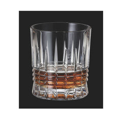 Set de 6 pahare pentru whisky, transparent, din cristal de Bohemia, 350 ml, Bohemia Whisky Coll. Pinna