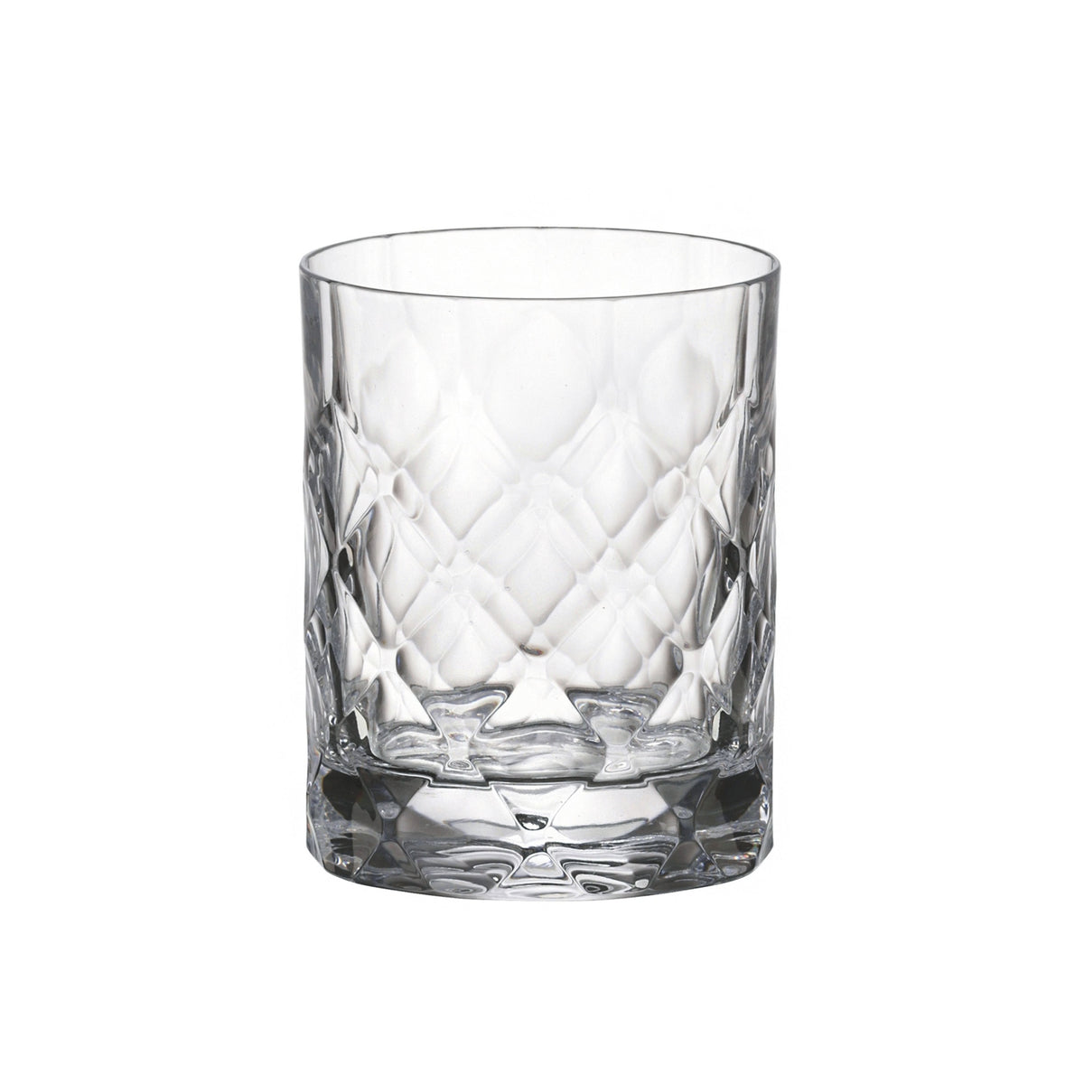 Set de 6 pahare pentru whisky, transparent, din cristal de Bohemia, 350 ml, Bohemia Whisky Coll. Tiny