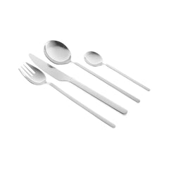 Set de tacamuri premium cu 24 de piese , din inox, argintiu