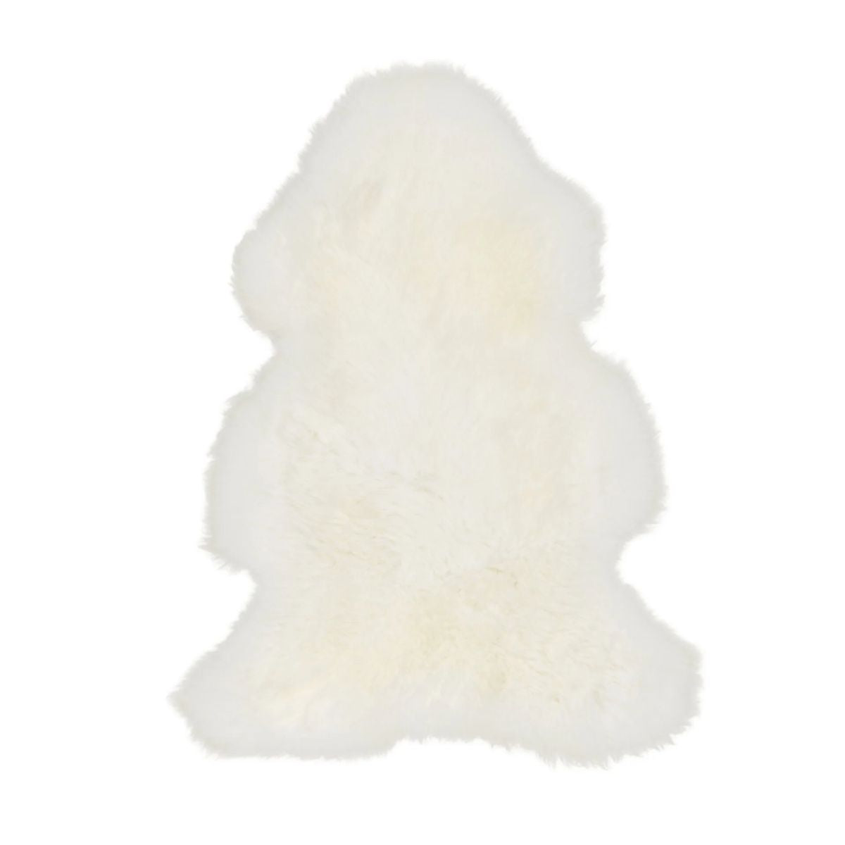 Blana naturala de oaie Texel, M (70-90 cm), culoare alba