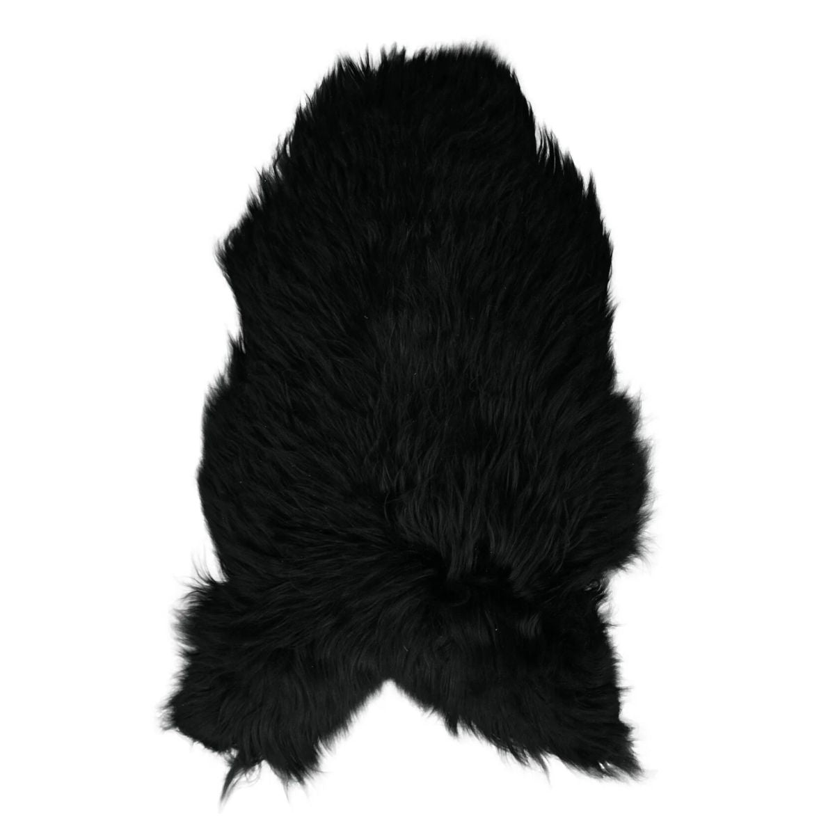 Blana naturala de oaie islandeza XL (90-110 cm), culoare neagra