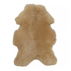 Blana naturala de oaie Texel, XL (90-110 cm), colorata Bej
