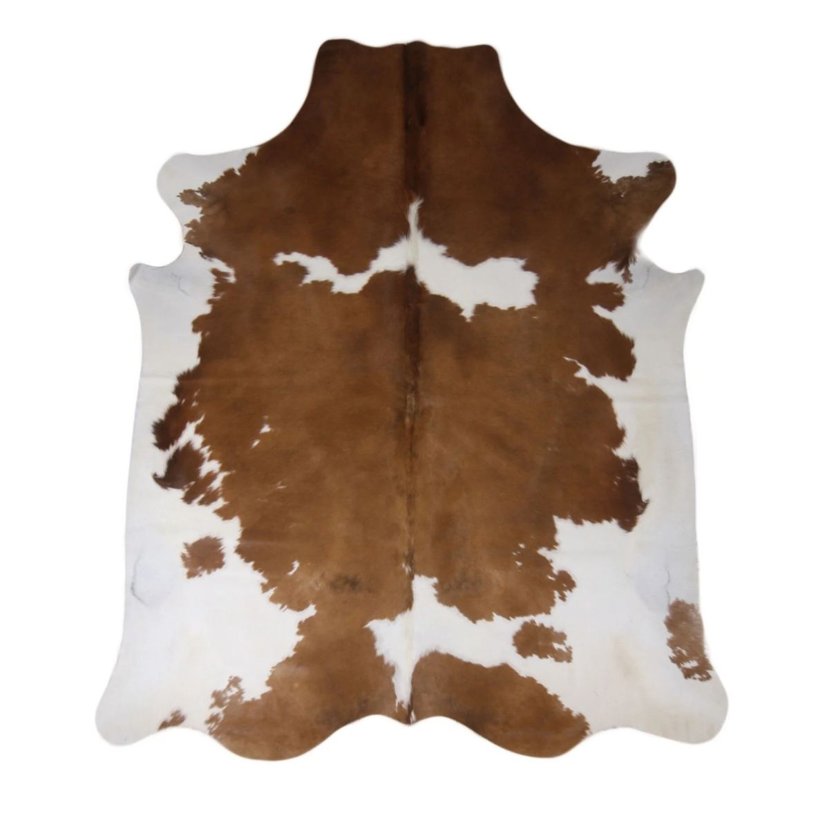 Piele naturala de vita, 2-3 m2, culoare rosu cu alb