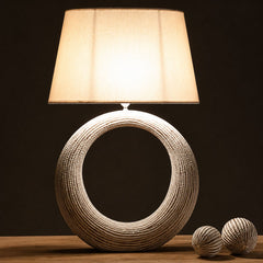 Decoratiune alba din polirasina 10 cm Nature Wood Yazhi