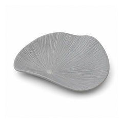 Platou decorativ gri din polirasina 41 cm Sunshine Yazhi