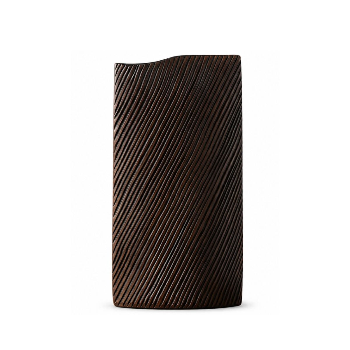 Vaza maro din polirasina 30 cm Straight Line Yazhi