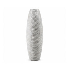 Vaza alba din polirasina 59.5 cm Straight Line Yazhi