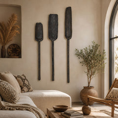 Decoratiune de perete maro din polirasina 145 cm Yazhi