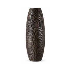 Vaza maro din polirasina 45 cm Spiral Yazhi