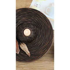 Platou decorativ din polirasina 29.5 cm Spiral Yazhi