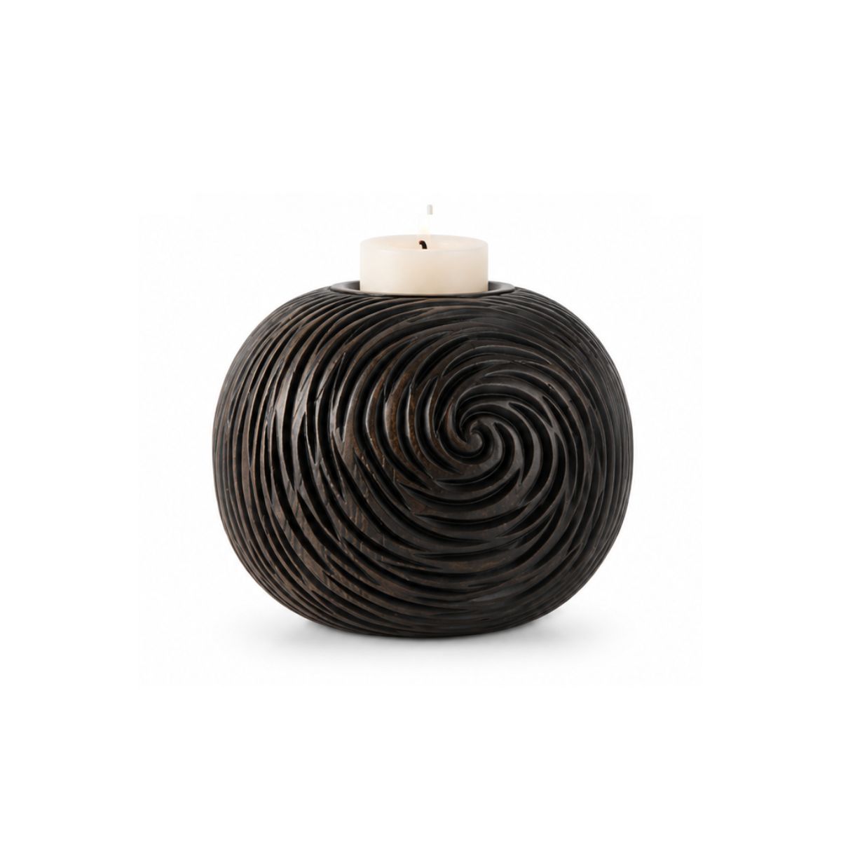 Suport de lumanare 10 cm Spiral Yazhi