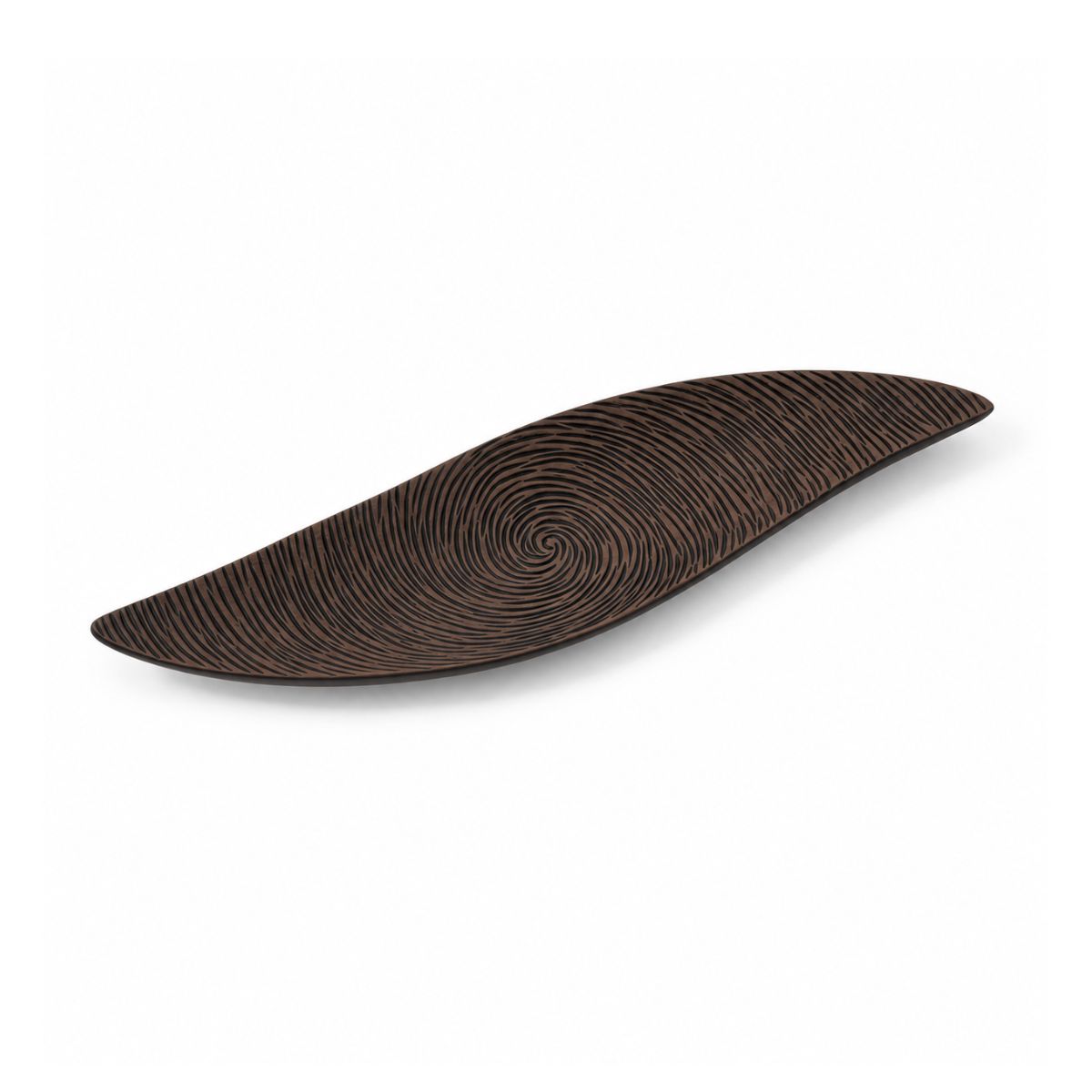 Platou decorativ maro sin polirasina 45 cm Spiral Yazhi